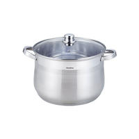 TOPF Silber 34/34/25 cm KB7168 - Silberfarben, Glas (34cm) - Klausberg 