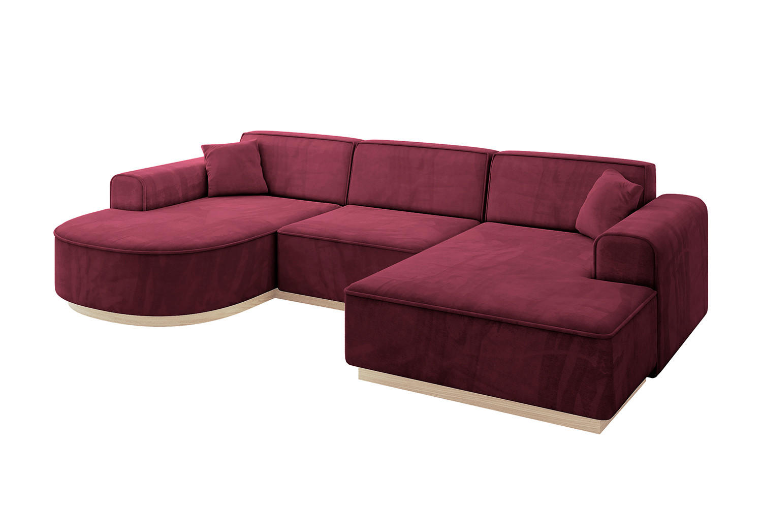 Altdecor Wohnlandschaft Bordeaux 303x83x171 cm