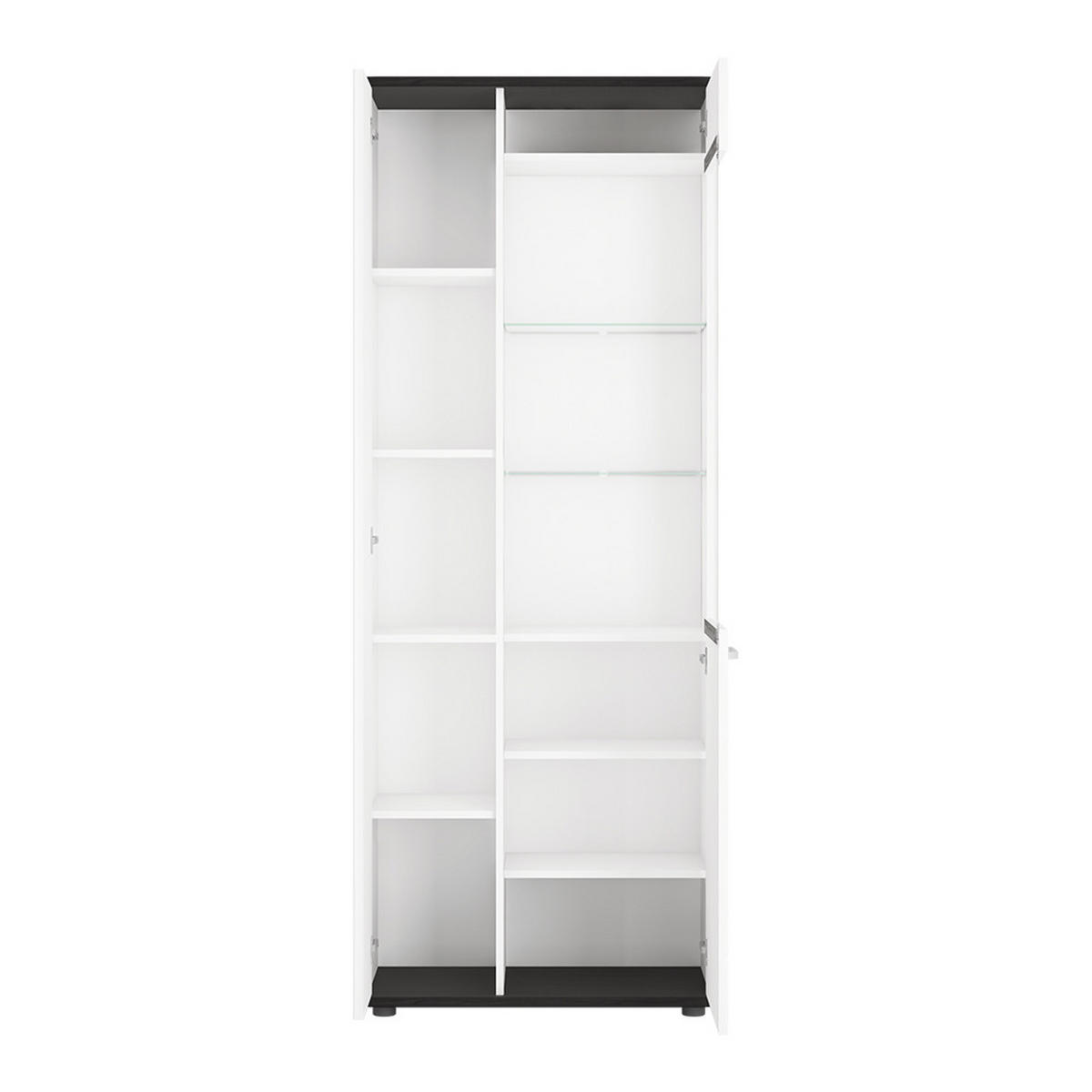 WOHNZIMMER-SET 6-TLG. Visalia-129 - Weiß, Holzwerkstoff (751/200/64cm) - Lomado