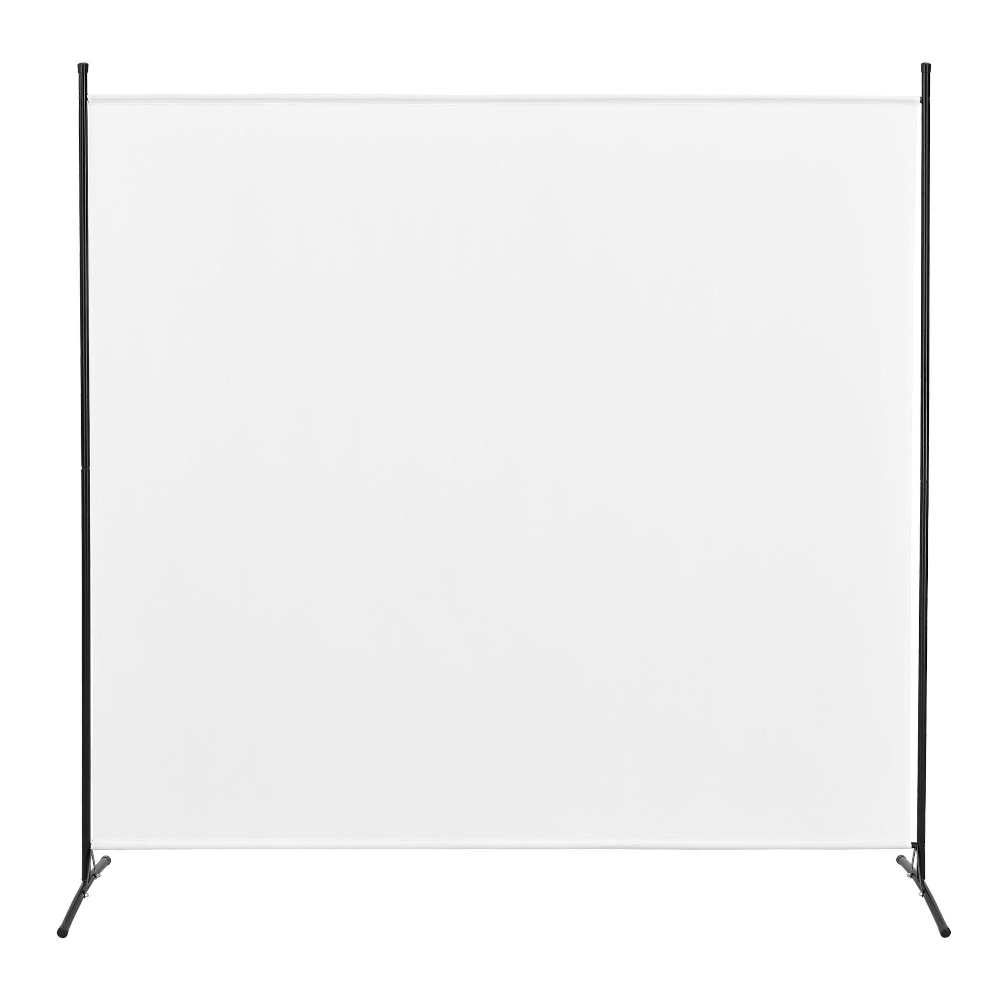 SICHTSCHUTZ Tarazona - Weiß, Textil/Metall (175/0.1cm) - [en.casa]
