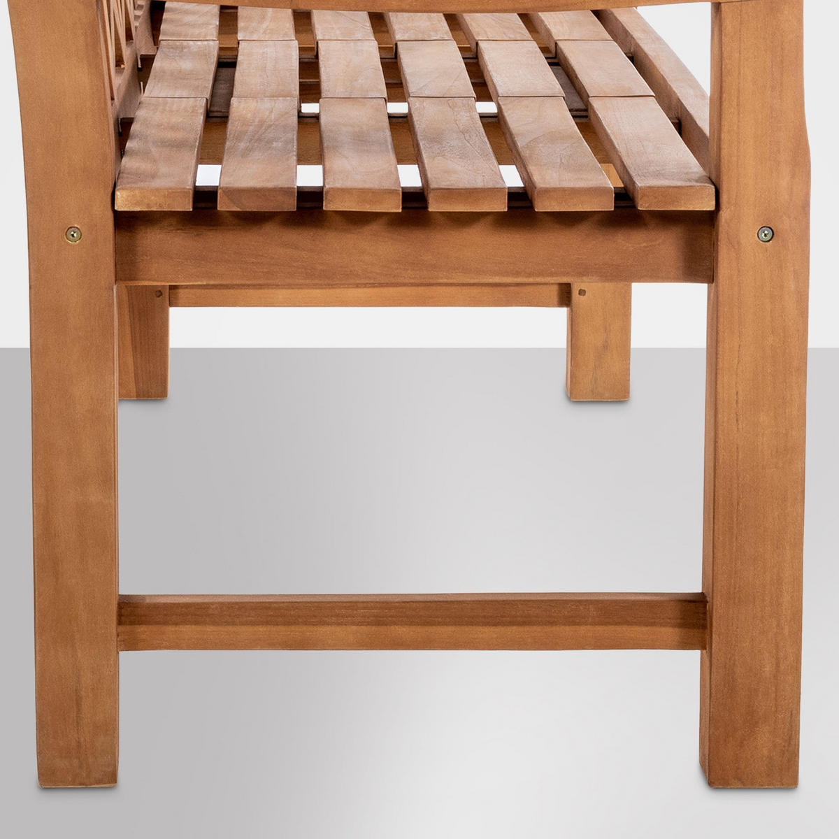 GARTENBANK 150/72 cm Holz Teak - Teakfarben, Holz (150/92/72cm) - CLP