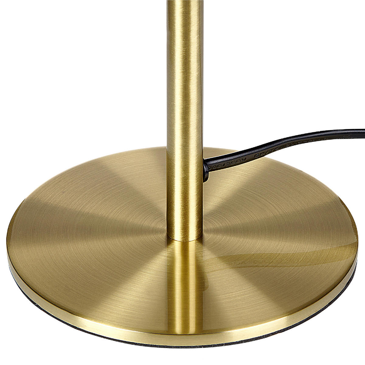TISCHLAMPE Moruga 17/17/39 cm - Goldfarben, Glas (17/13/39cm) - Beliani