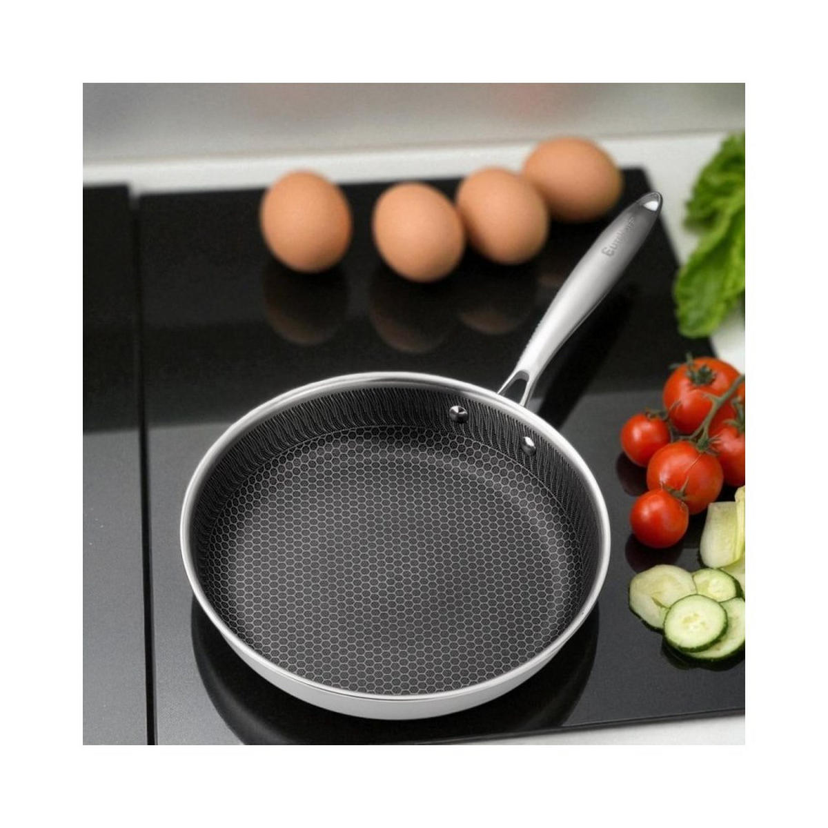 BRATPFANNE 62959 - Silberfarben, Metall (26cm) - Elitehoff