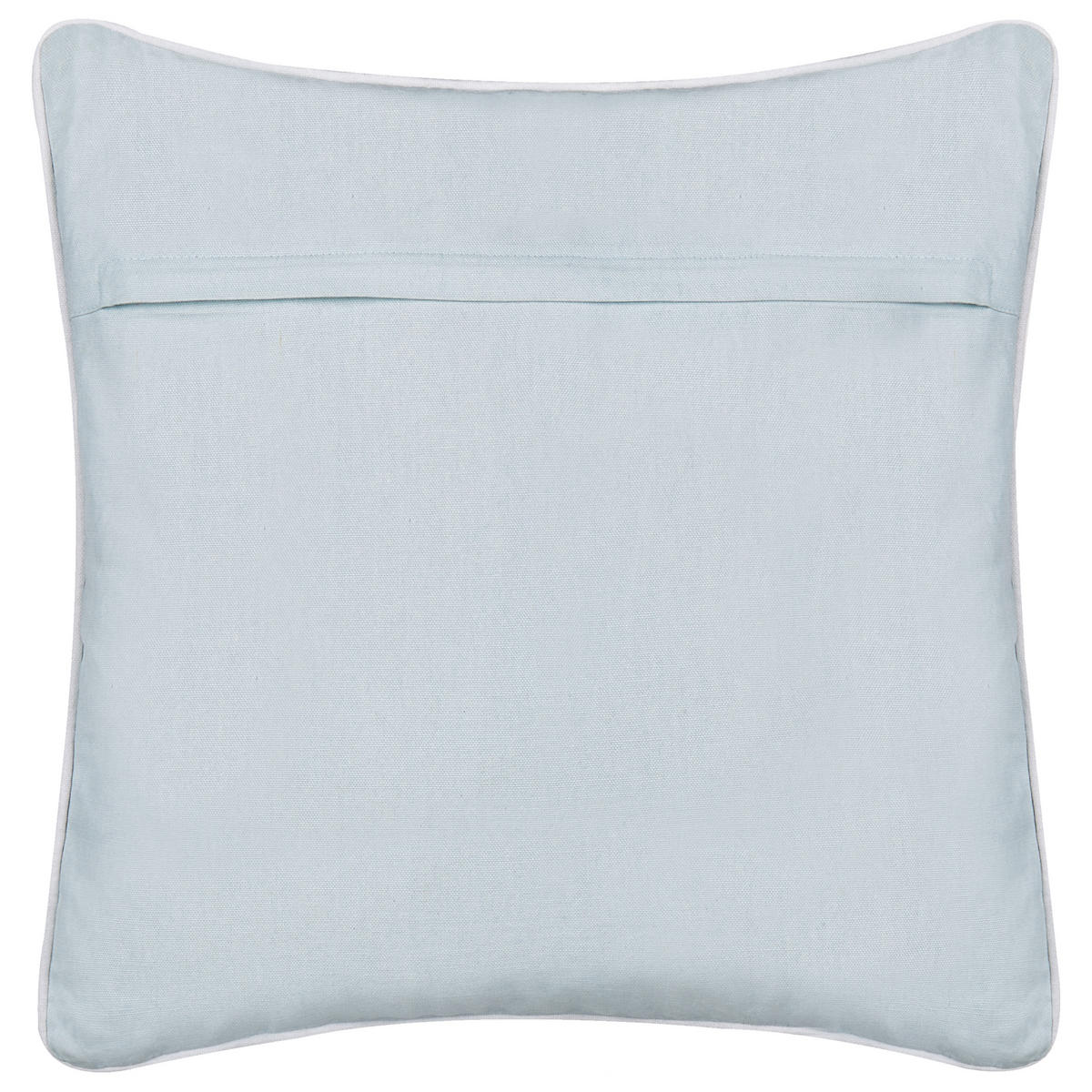 DEKOKISSEN 2er-Set Grau 45/45 cm Gazania - Weiß/Grau, Textil (45/45cm) - Beliani