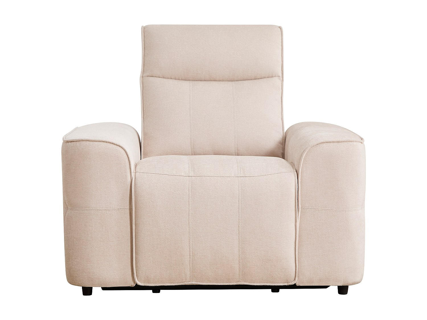 RELAXSESSEL - 1 Person - Stoff - Beige - - Beige, Textil (110/100/95cm) - Vente-Unique
