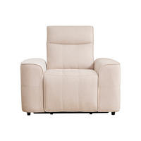 RELAXSESSEL - 1 Person - Stoff - Beige - - Beige, Textil (110/100/95cm) - Vente-Unique