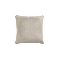 ZIERKISSEN Suky Taupe 60/8/60cm - Taupe, Leder (8/60cm) - PTMD Collection