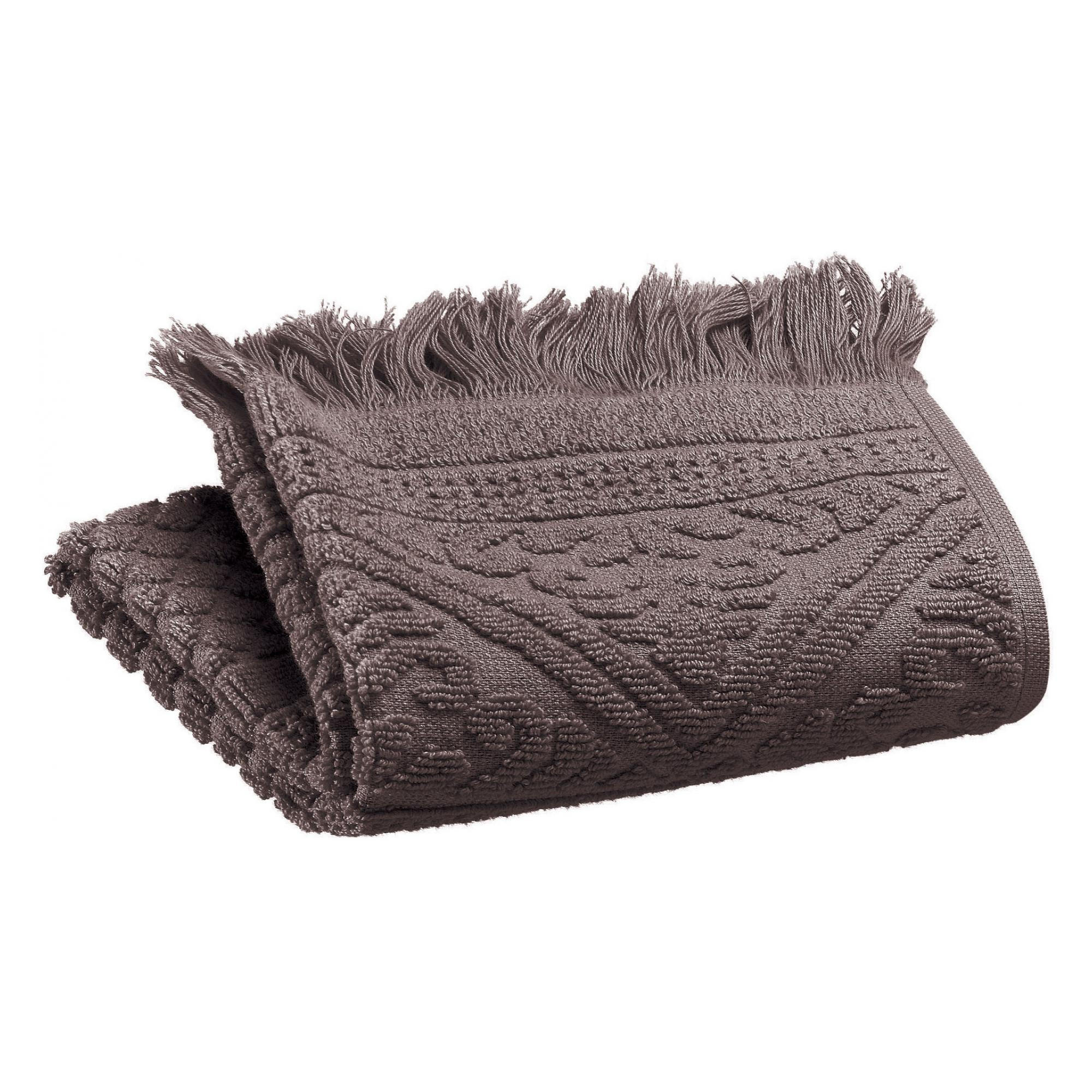 GÄSTETUCH Zoé ebenbraun 30 x 50 cm - Dunkelbraun, Textil (30/50cm) - Vivaraise
