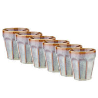 KAFFEETASSE (6er Set) Bergamo - Taupe, Keramik (0.25L) - BUTLERS