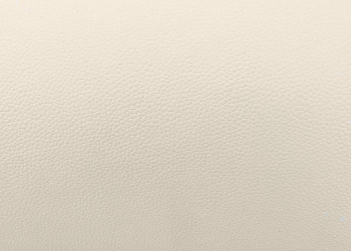 RELAXSESSEL Cremeweiß - Weiß, Leder (76/110/153cm) - MCW