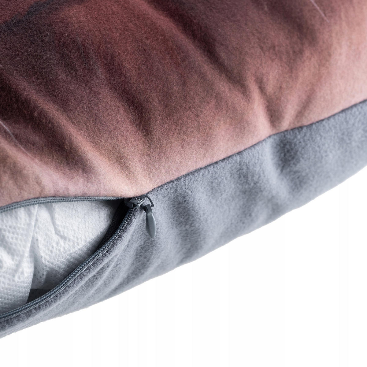 KISSEN mit Katzenaufdruck, 30 x 45 cm - Creme/Braun, Textil (30/45cm) - KADAX