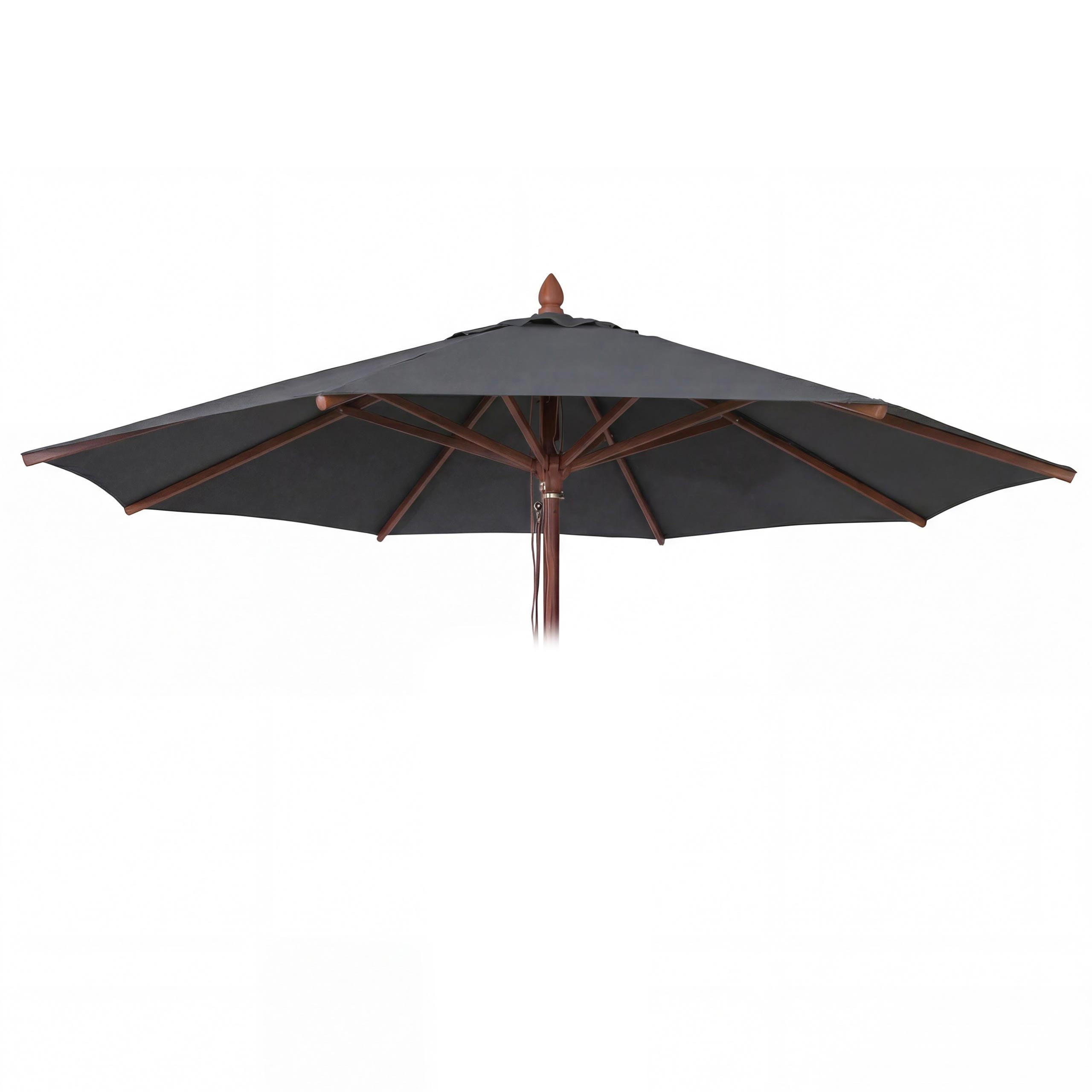 SCHIRMBEZUG C57B Anthrazit - Anthrazit, Textil (400/400cm) - MCW