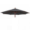 SCHIRMBEZUG C57B Anthrazit - Anthrazit, Textil (400/400cm) - MCW