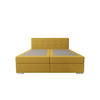 BOXBETT ZILANO 1 mit Matratze H3 und Topper 160x200 Cosmic 120 - Gelb, Holz/Textil (160/200cm) - Bedante
