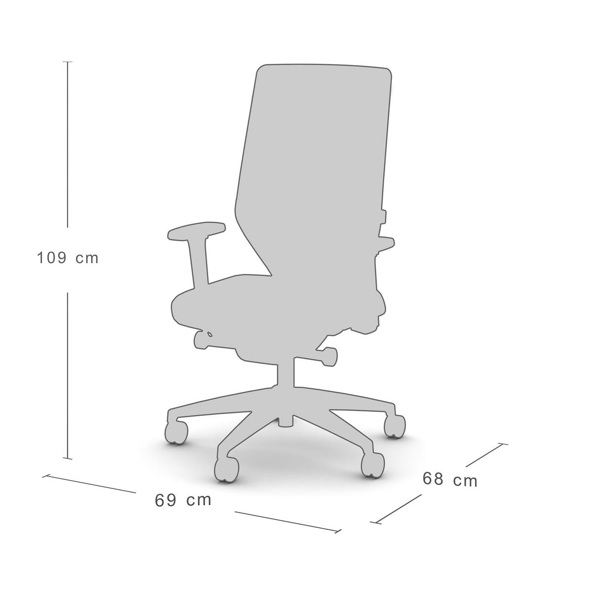 DREHSTUHL Bürostuhl Streamo Synchronmechanik mit Netzrücken - Schwarz, Textil (65/116/45cm) - ASSMANN