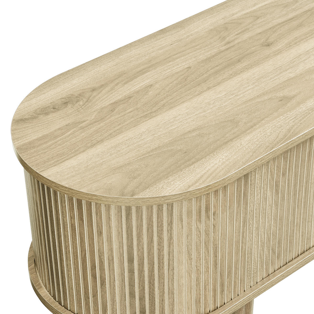 TV-ELEMENT175X38X45CM mit SchiebetürenLowboard Eichenholzfarbe Landhausstil - Naturfarben, Holz (45.72/17.15/118cm) - Raelunyi