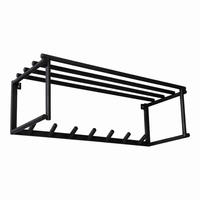 KLEIDERABLAGE Eddy - Schwarz, Metall (80/24/30cm) - LOFT42
