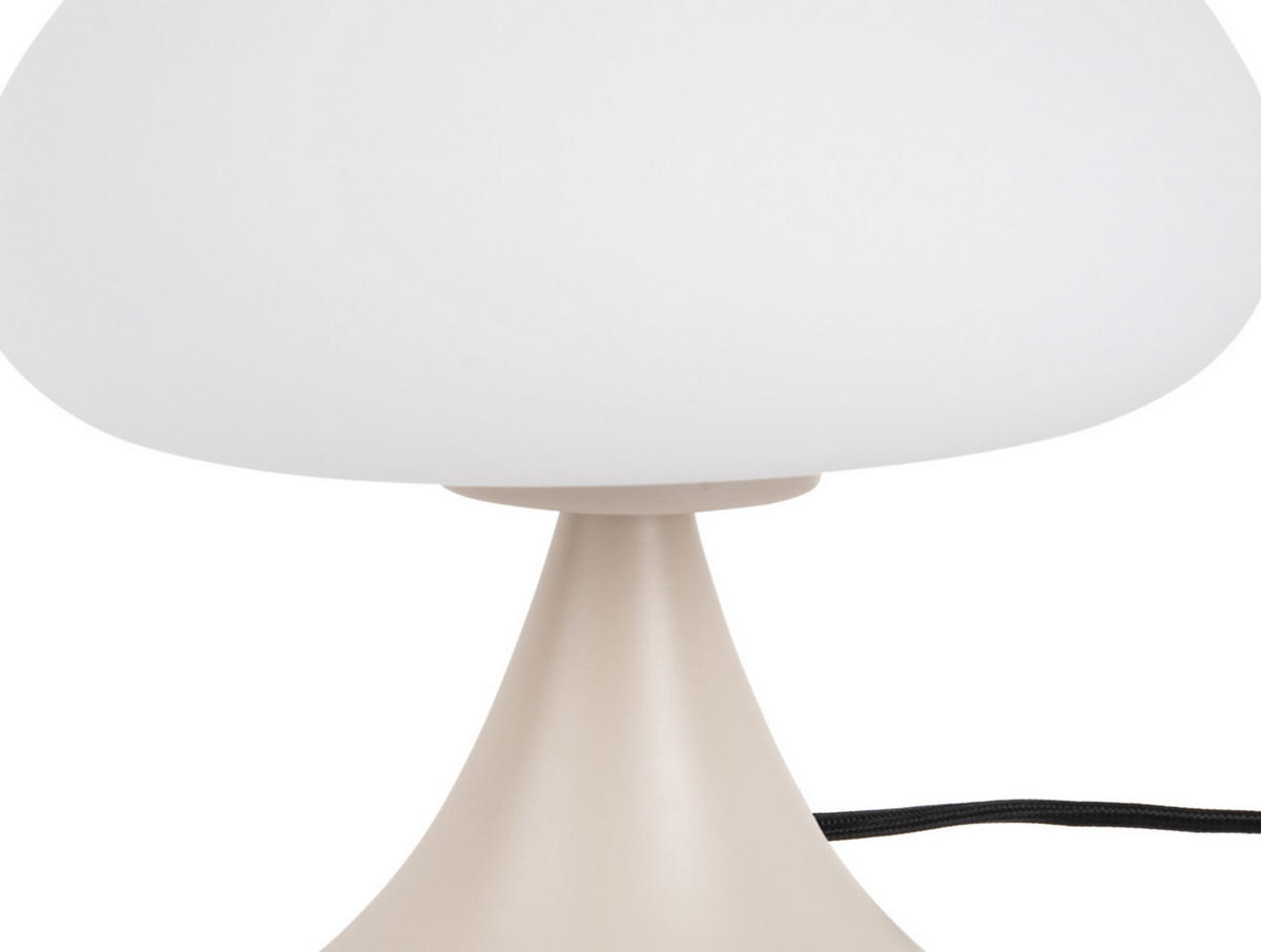 TISCHLAMPE Hongo 20/20/21 cm - Grau, Glas (20/20/21cm) - Leitmotiv