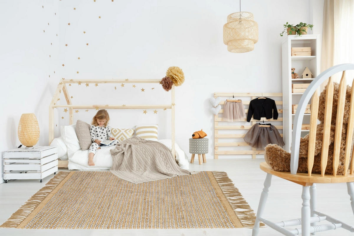TEPPICH handgewebt Jute Wolle grau - Grau, Naturmaterialien (110/160cm) - AFK Living