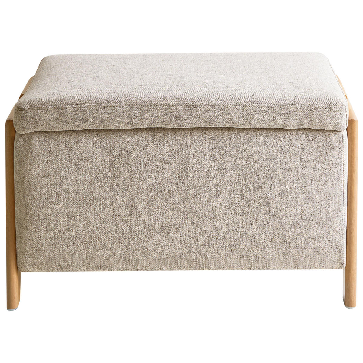 SEDACÍ LAVICE Hnědá Edland - světle hnědá, textil (75/44/43cm) - Beliani