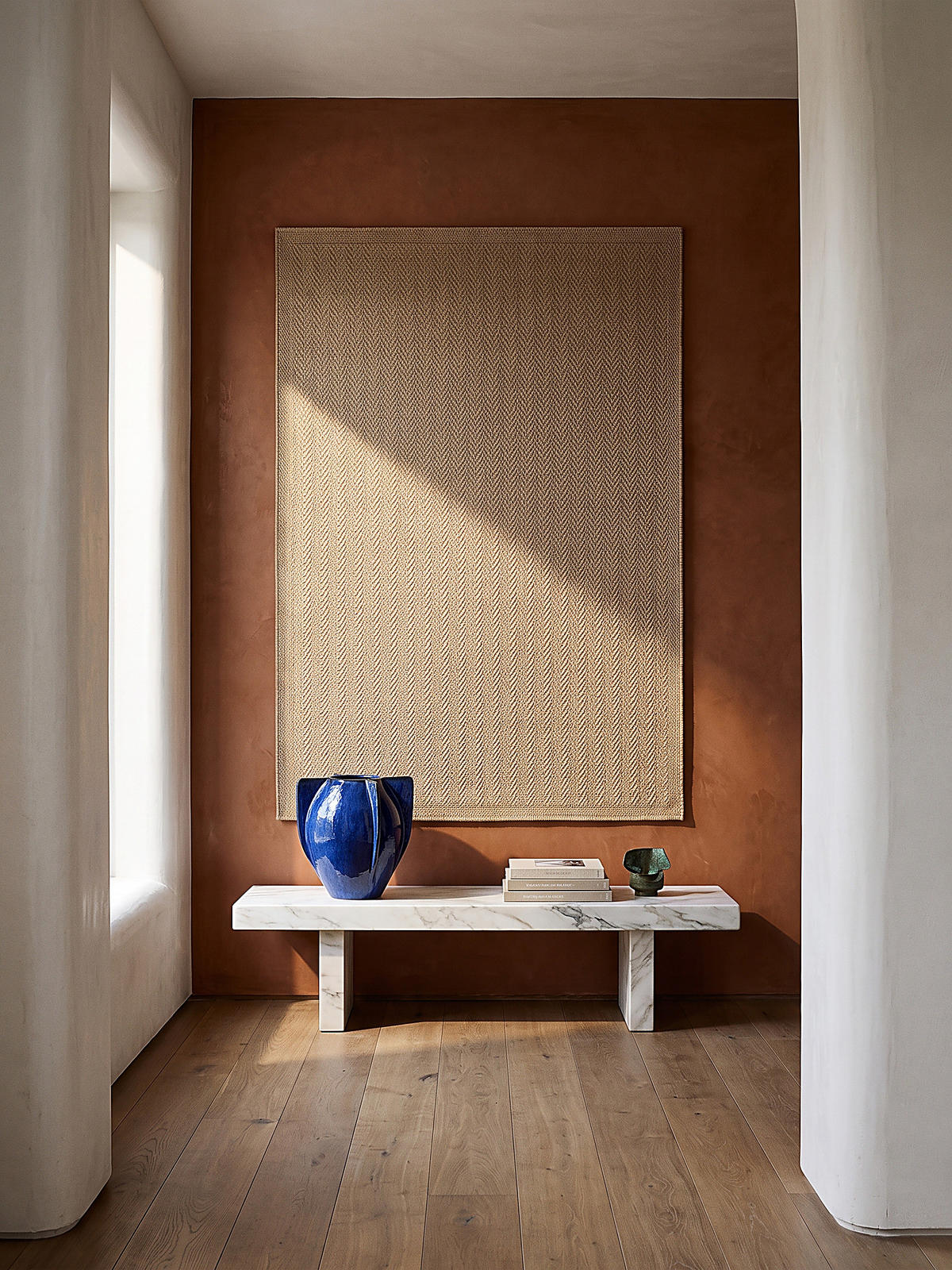 FLACHWEBTEPPICH Geometrisch CORDEV Polypropylen Natur 240 x 340 cm - Beige, Textil (240/340cm) - KADIMA DESIGN