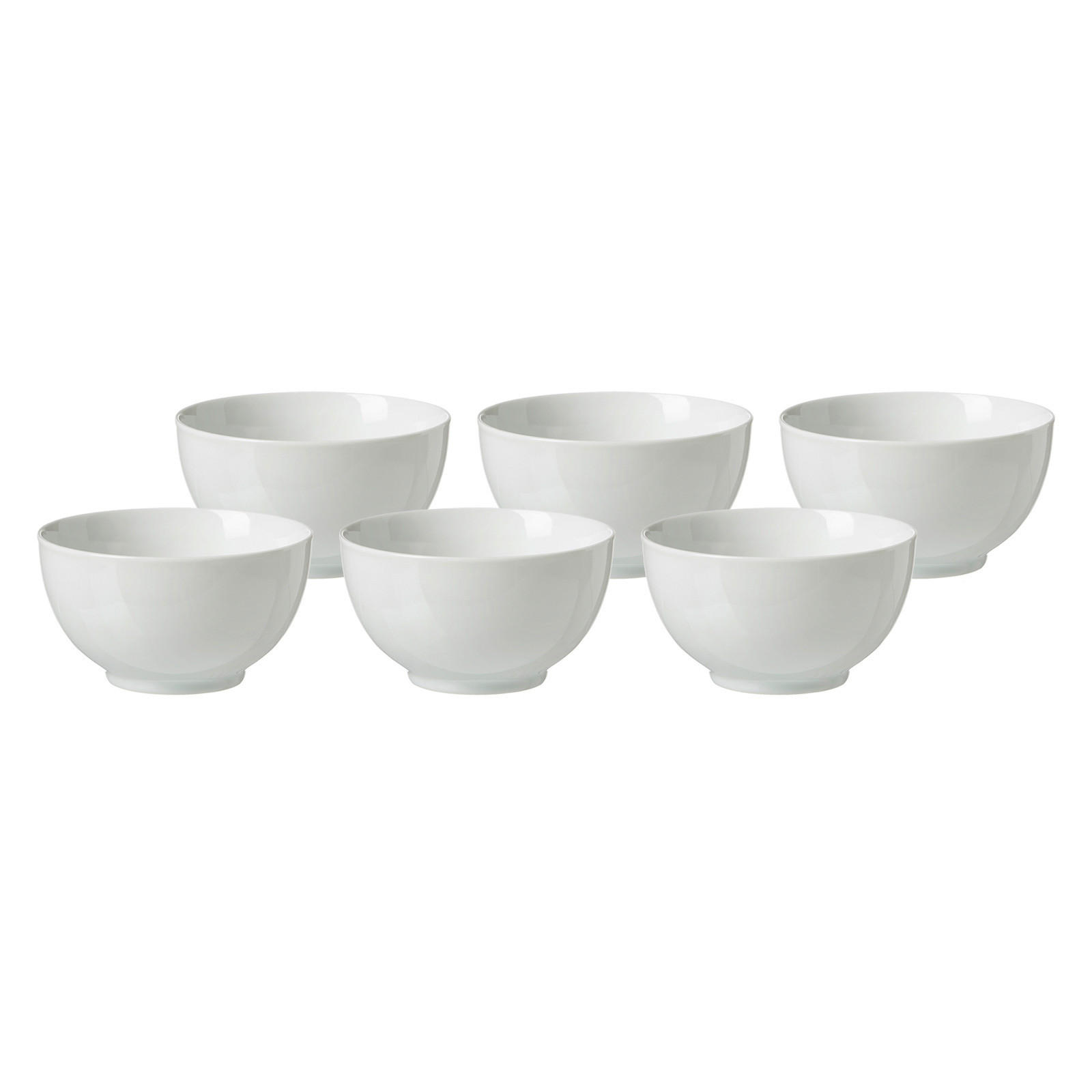 MÜSLISCHALEN Bianco weiß ø 15.0 cm 6er Set - Weiß, Keramik (15cm) - Ritzenhoff Breker