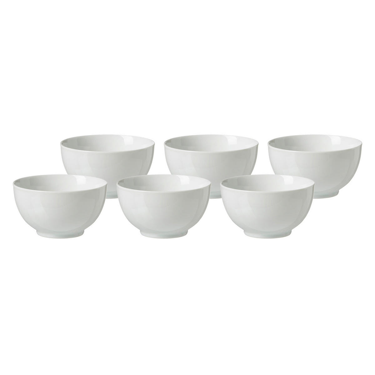 MÜSLISCHALEN Bianco weiß ø 15.0 cm 6er Set - Weiß, Keramik (15cm) - Ritzenhoff Breker