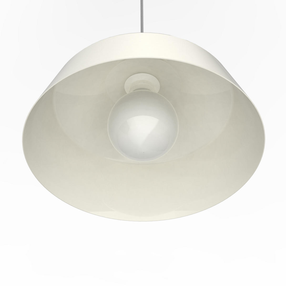 HÄNGELEUCHTE - Weiß Hochglanz, Metall (35/35/13cm) - Lumicom