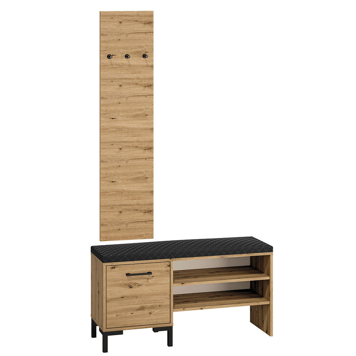 EINGANGSMÖBEL Liora Holz - Braun, Holzwerkstoff (105/54/34cm) - Petits-meubles