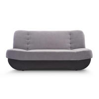 SCHLAFSOFA -PAFOS (Grau + Anthrazit) - Greige, Holz (192/90/87cm) - Möblo