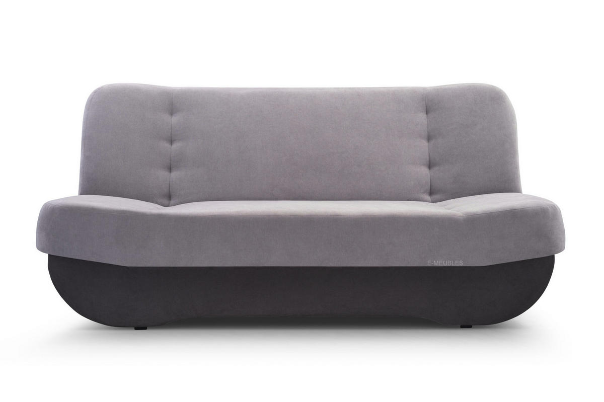 SCHLAFSOFA -PAFOS (Grau + Anthrazit) - Greige, Holz (192/90/87cm) - Möblo