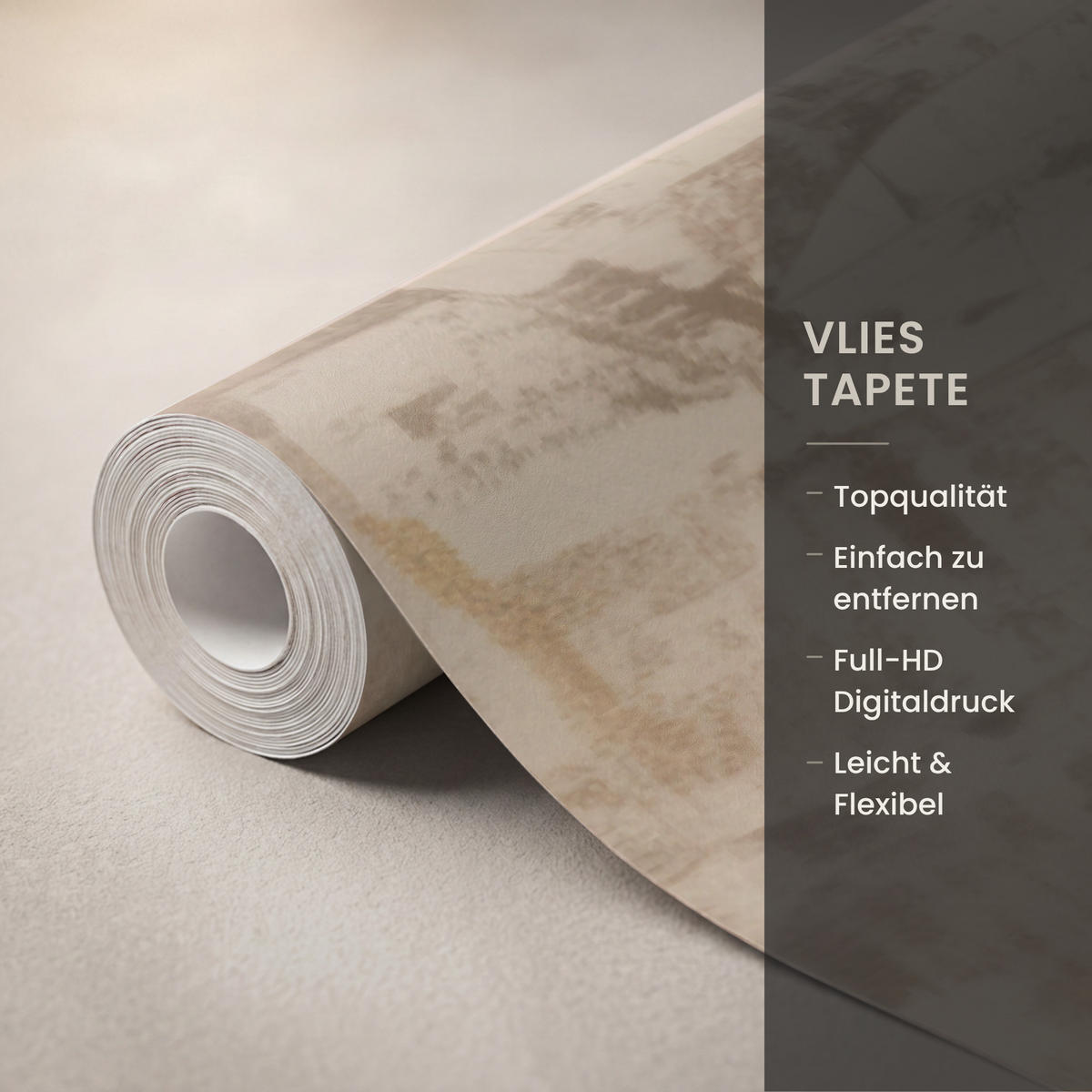 TAPETE - Frau - Gold - Abstrakt - Textur - 100x200 cm - Goldfarben, Papier (100/200cm) - OnlyWow