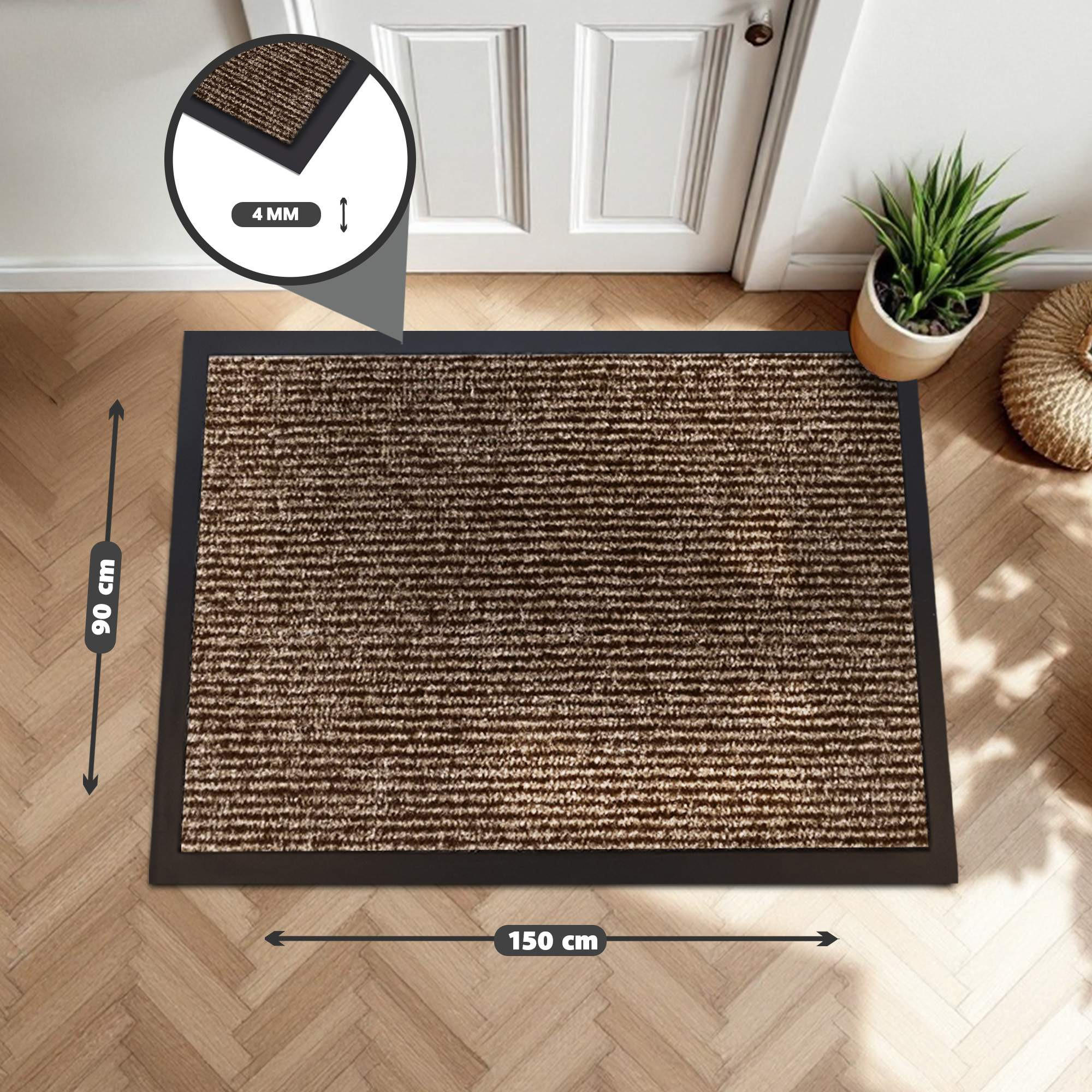 SCHMUTZFANGMATTE PALERMO - Braun, Textil (90/150cm) - WohnDirect
