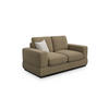 SOFA OTTO 2-Sitzer, taupe - Taupe/Schwarz, Holz/Textil (171/89/98cm) - Courtois Laville