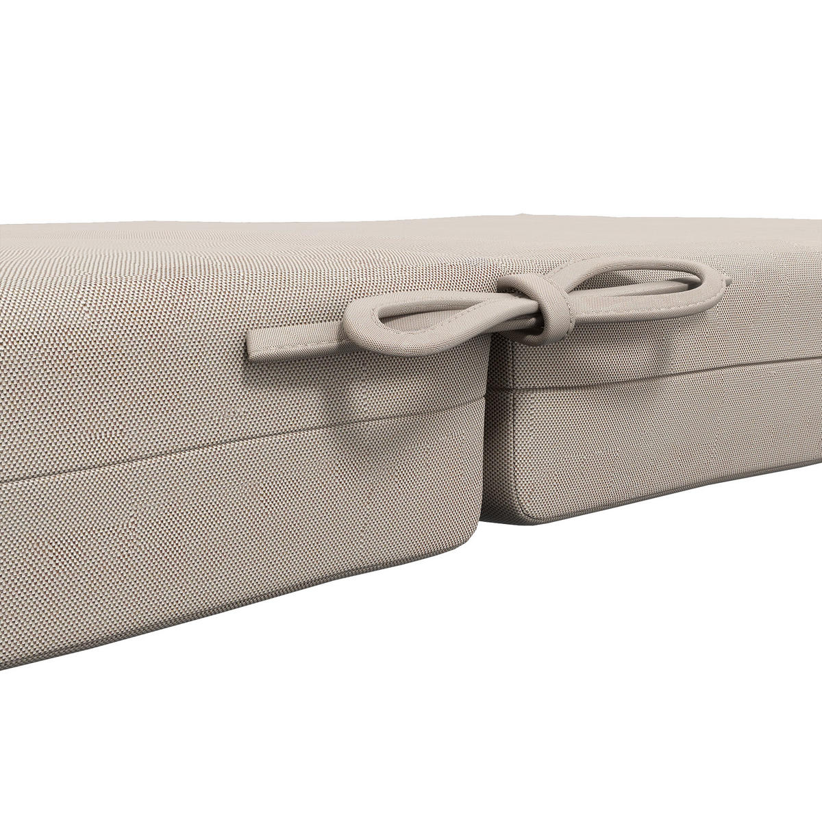 SITZKISSEN DE-17701 Beige - Beige, Textil (112/51/8cm) - ComfortXL