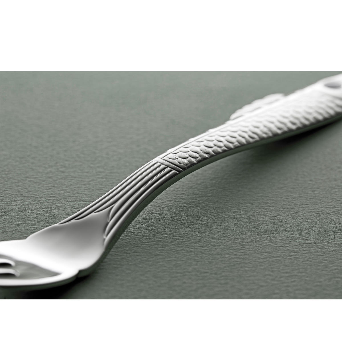 FISCHGABEL Nobel, 18/8 Edelstahl, 18.8 cm - Silberfarben, Metall - GENSE