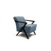 SESSEL LEBRON, blau - Blau, Holzwerkstoff/Textil (65/82/79cm) - Courtois Laville