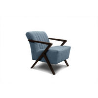 SESSEL LEBRON, blau - Blau, Holzwerkstoff/Textil (65/82/79cm) - Courtois Laville
