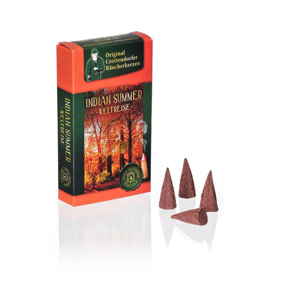 RÄUCHERKERZEN Weltreise Indian Summer 20er Packung - Multicolor, Holz (0.1/1/0.1cm) - Crottendorfer