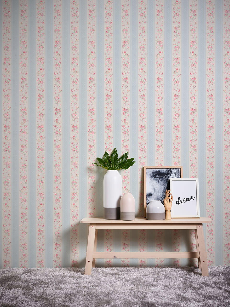VLIESTAPETE Blau 53/1005 cm - Weiß, Kunststoff/Textil (53/1cm) - KUNSTLOFT