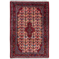 TEPPICH Assadabad Mehrfarbig 99/67 cm Schurwolle - Multicolor, Textil (67/99cm) - Looma