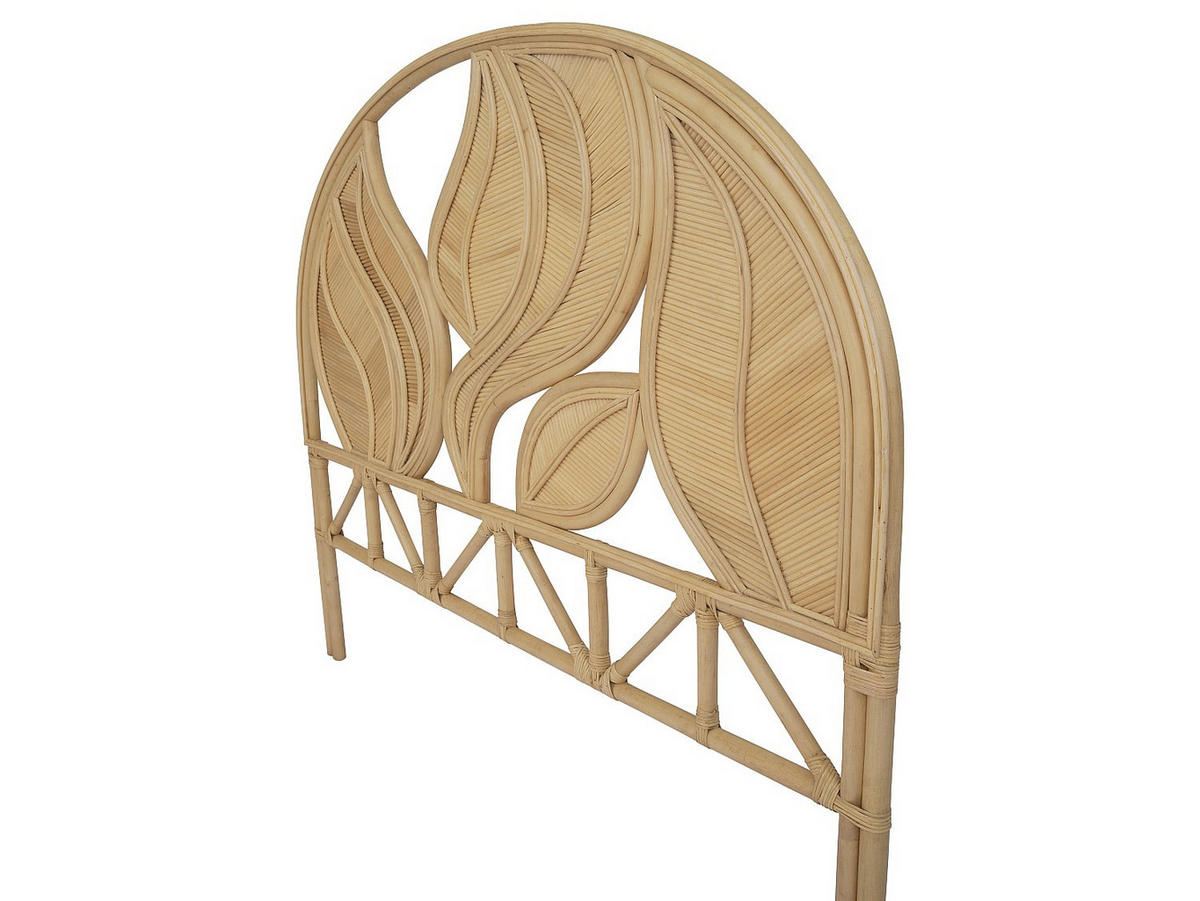 BETT-KOPFTEIL 160 cm - Rattan - Holzfarben - FLERIO - Naturfarben, Holzwerkstoff (160/135/5cm) - Vente-Unique