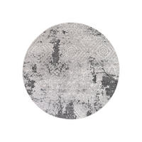 TEPPICH SKY Hellgrau 100/100 cm - Hellgrau, Textil (100/100cm) - Tapiso