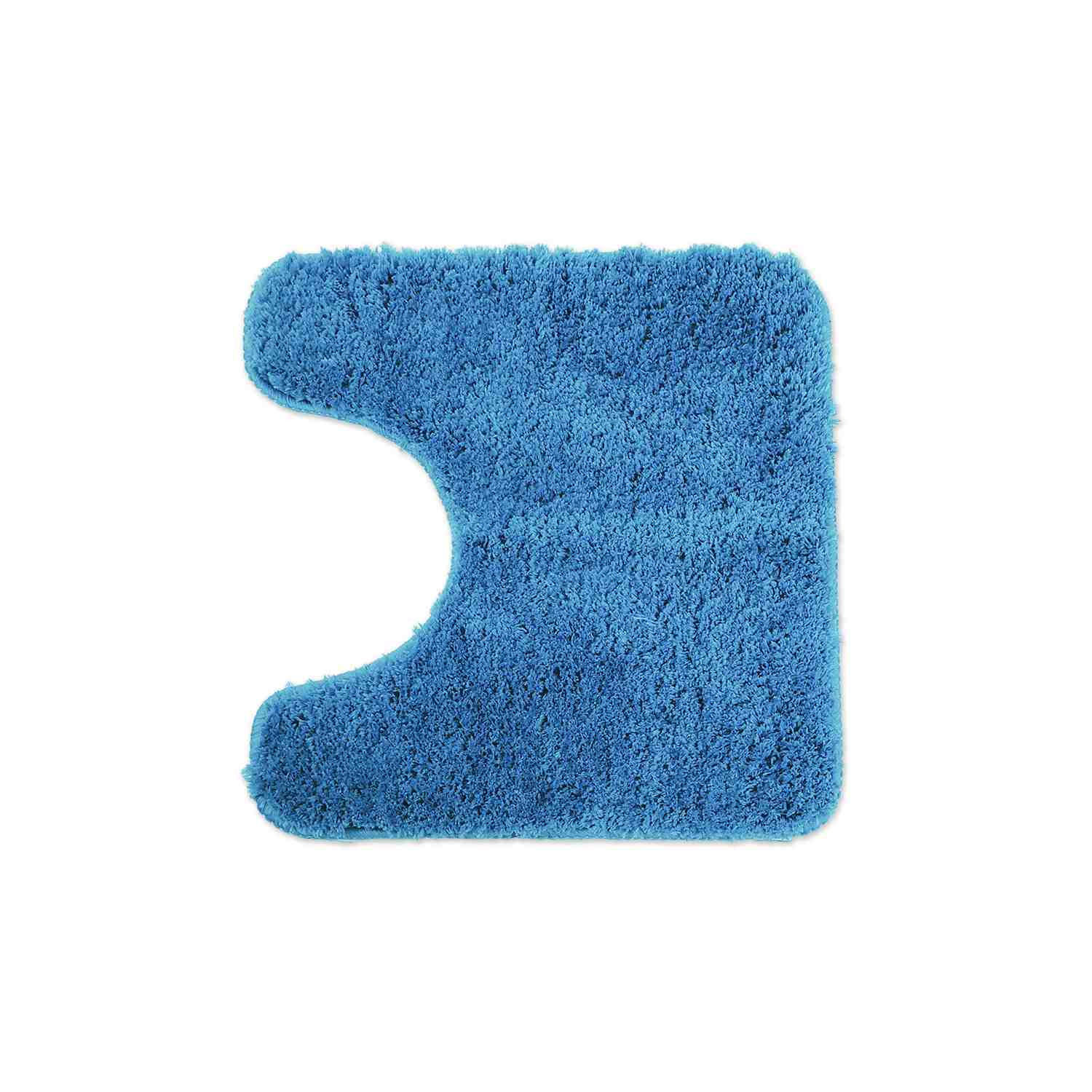 BADEMATTE MIT WC AUSSCHNITT Florenz - Hellblau, Textil (45/45cm) - WohnDirect