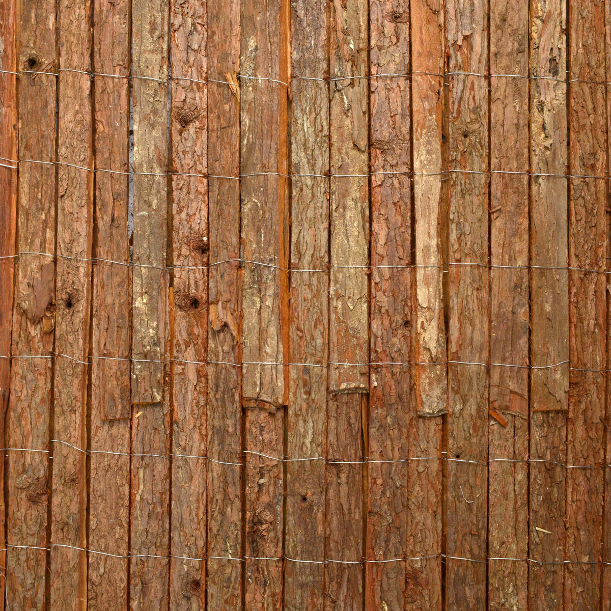 SICHTSCHUTZZAUN SolVision R63 180/300 cm Rinde - Naturfarben, Kunststoff (300/180cm) - Sol Royal