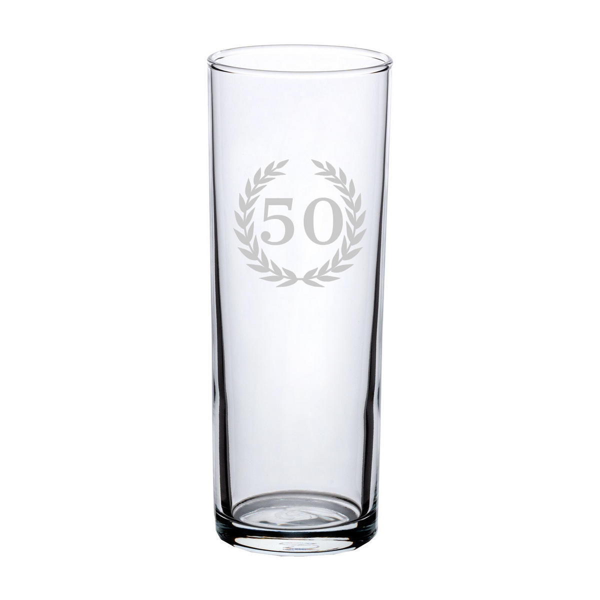 KÖLSCHGLAS KÖLNER STANGE MIT GRAVUR 50. Jubiläum transparent 0,2 Liter - Transparent, Glas (0.2L) - LUXENTU