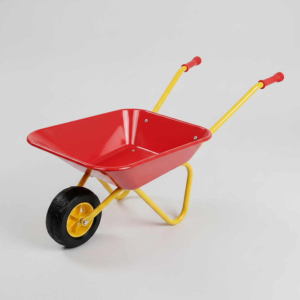 KOLEČKO Červené pro děti - červená, kov/plast (74/43/36cm) - Relaxdays