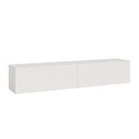 HÄNGELOWBOARD Evaton - Weiß, Holzwerkstoff (160/30/31.5cm) - [en.casa]