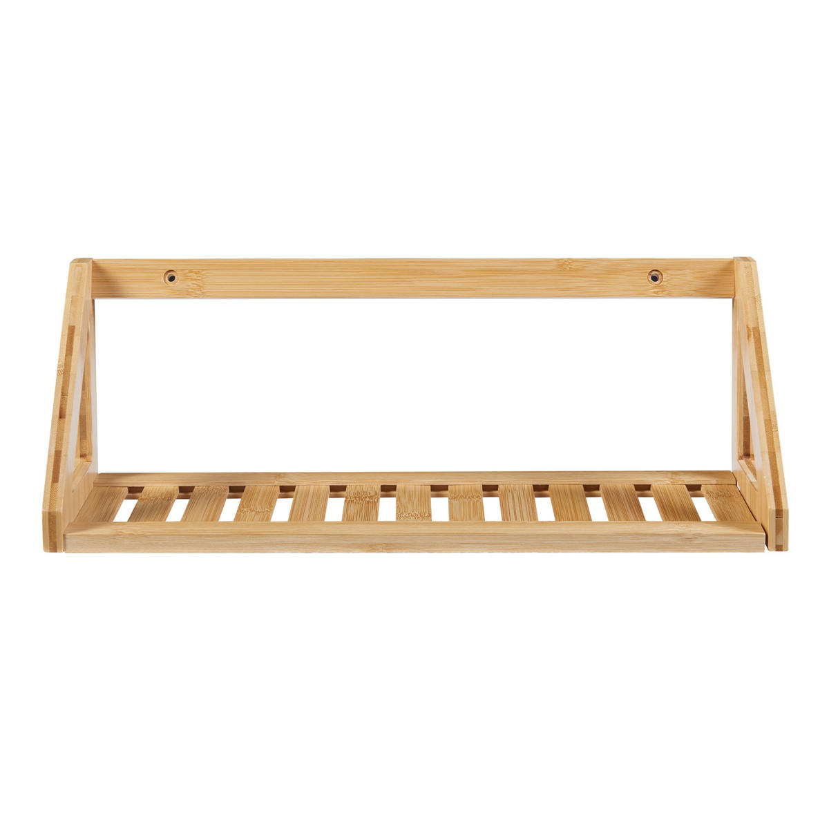 WANDREGAL-SET 2 TLG. Gjerdrum - Naturfarben, Naturmaterialen (15/15/43cm) - [en.casa]