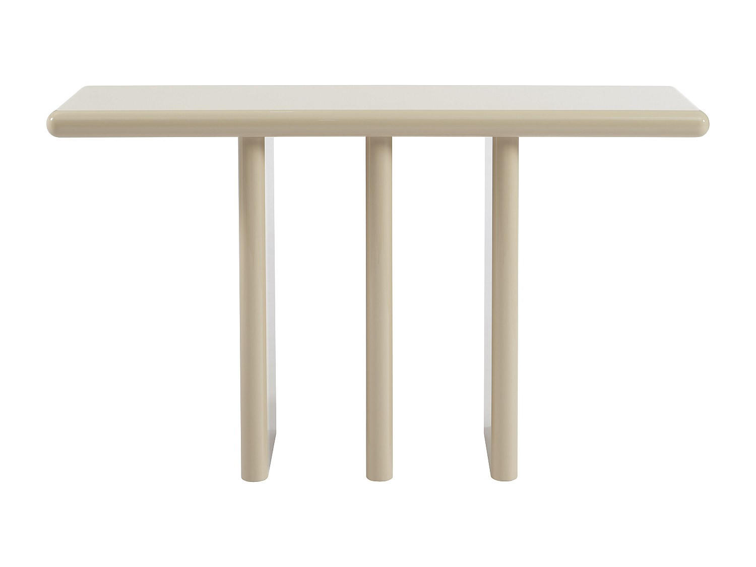 KONSOLENTISCH - 140 cm x 40 cm - holz - beige Elwena - Beige, Holz (40/140/80cm) - Vente-Unique
